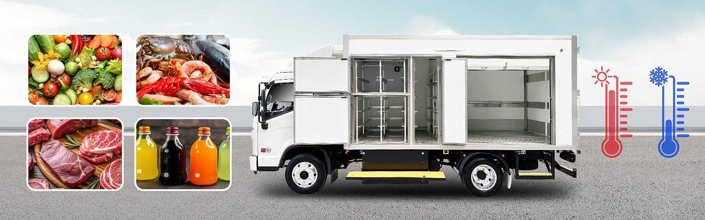 PU Core Refrigerated Truck Body